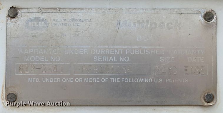 image for item DM1767 2014 Crane Carrier Low Entry refuse truck