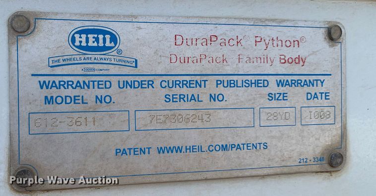 image for item DM1770 2018 Mack LR613 refuse truck