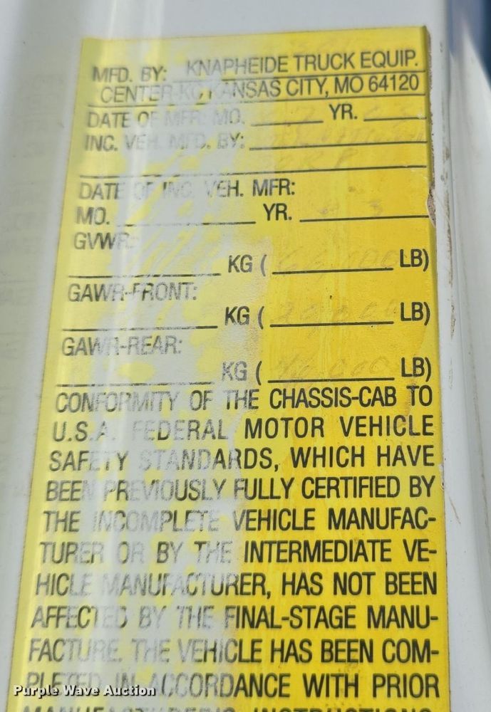 image for item DQ4482 2004 International 7600 dump truck