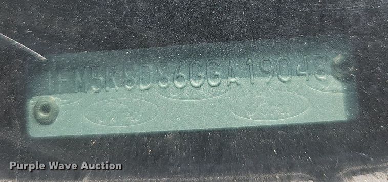 image for item DQ4492 2016 Ford Explorer XLT SUV