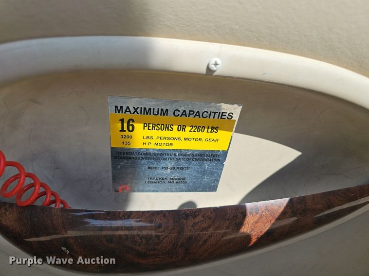 image for item DQ4496 2008 Sun Tracker boat