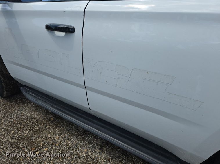 image for item DQ4497 2020 Chevrolet Tahoe Police SUV