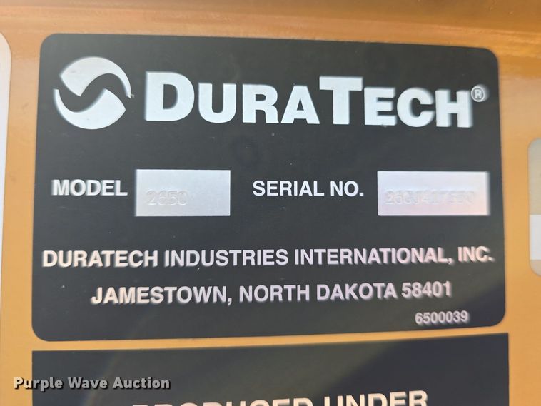 image for item DQ4503 2007 Duratech Haybuster 2650 bale processor