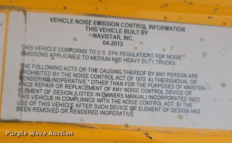 image for item DQ4541 2014 International WorkStar 7500 dump truck