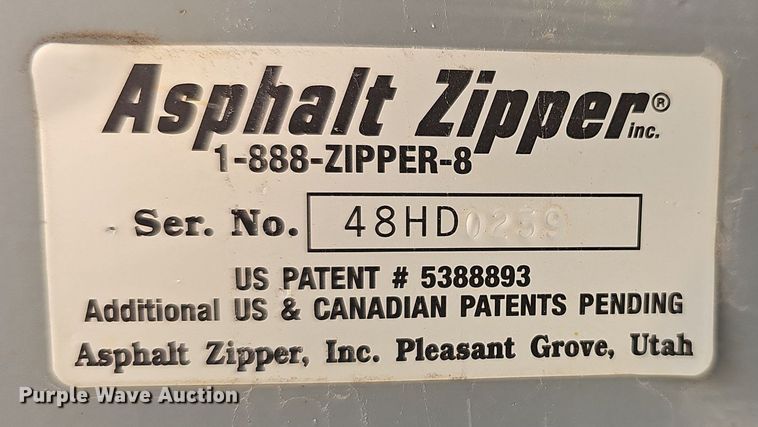 image for item DQ4545 2006 Asphalt Zipper AZ-480HD cold planer