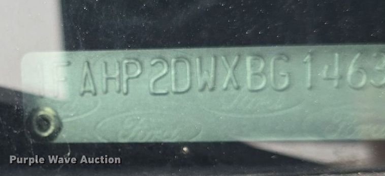 image for item DQ4549 2011 Ford Taurus 