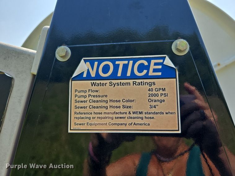 image for item DQ5132 2013 Sewer Equipment Co  545 sewer jetter trailer