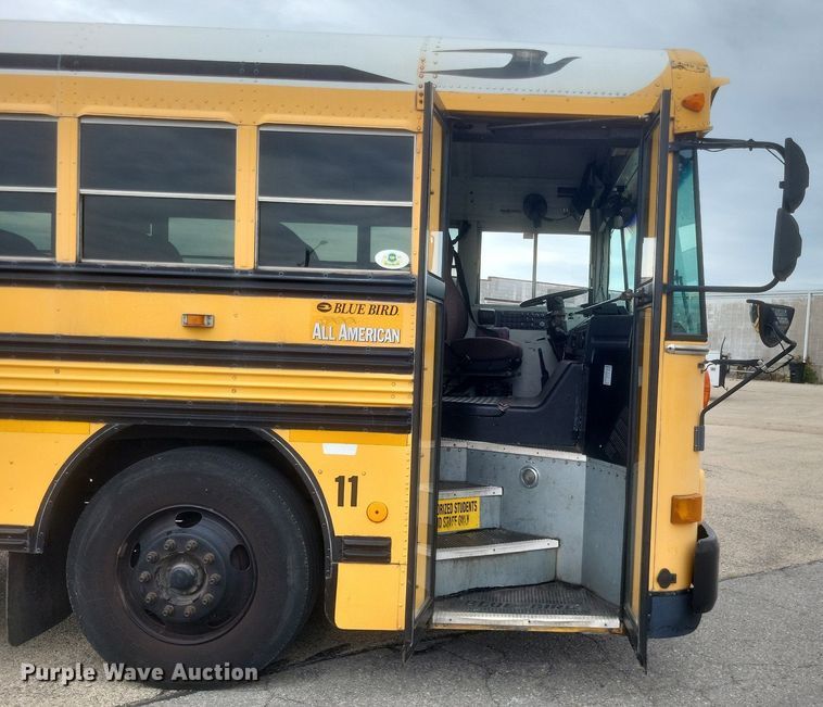 image for item DR4942 2001 Blue Bird All American  school bus