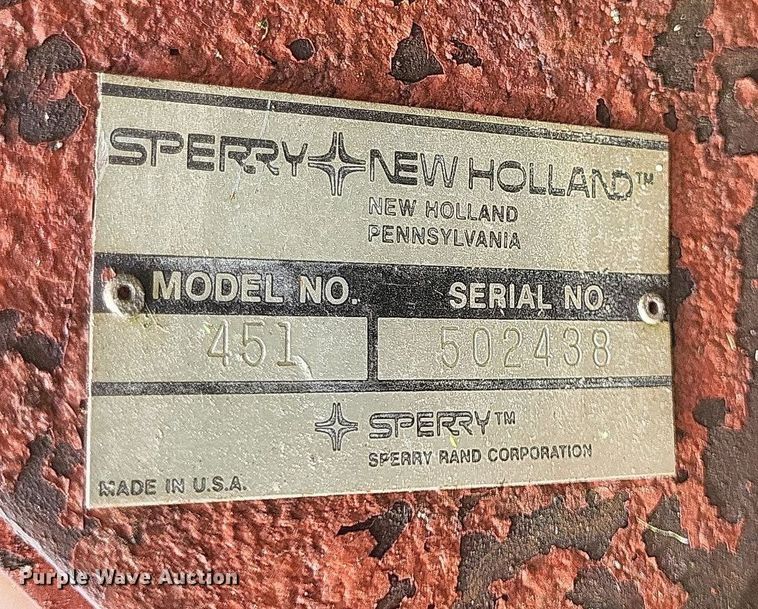 image for item DR4948 Sperry New Holland 451 sickle mower