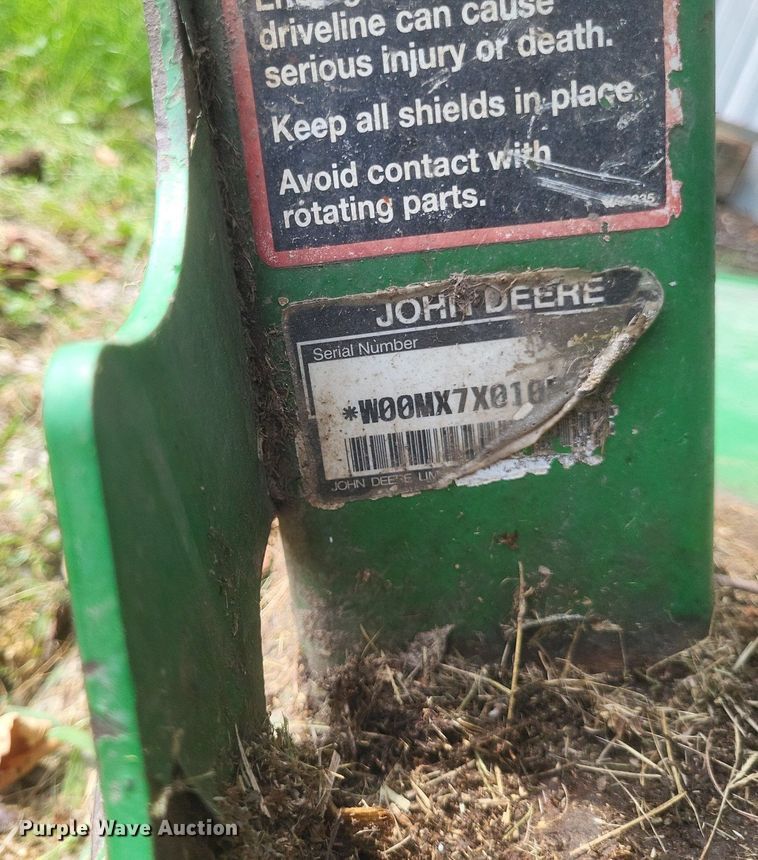 image for item DR4949 John Deere  MX7 rotary mower