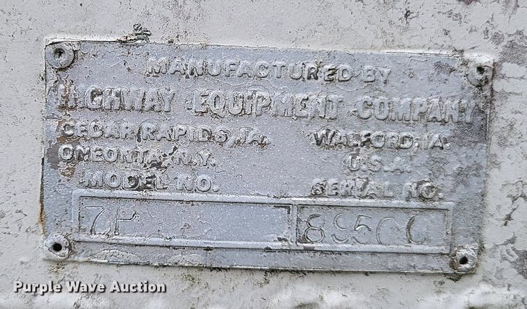 image for item DR4951 Highway Equipment Company  7P spreader