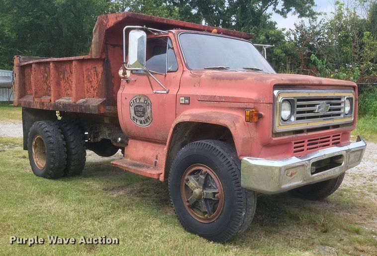 image for item DR4953 1980 Chevrolet  70 dump truck