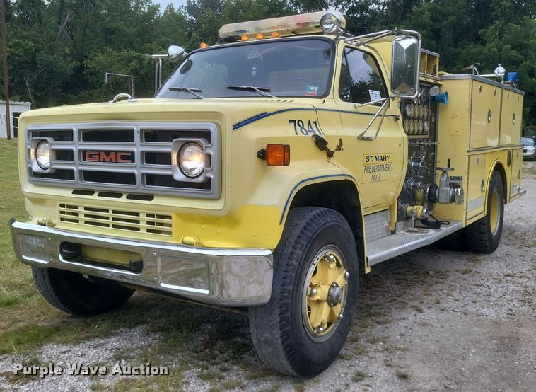 image for item DR4955 1983 GMC C7000 pumper fire truck