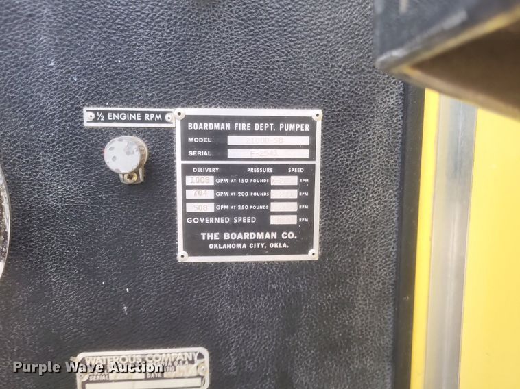 image for item DR4955 1983 GMC C7000 pumper fire truck