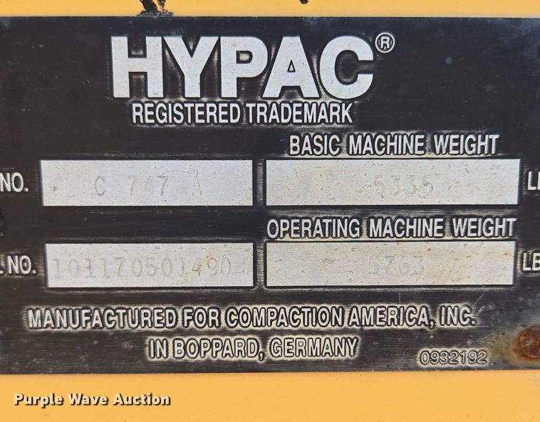 image for item DS4223 Hypac C747A double drum vibratory roller