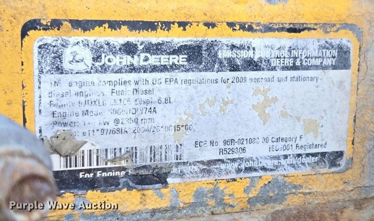 image for item DS4224 2009 John Deere  544K wheel loader