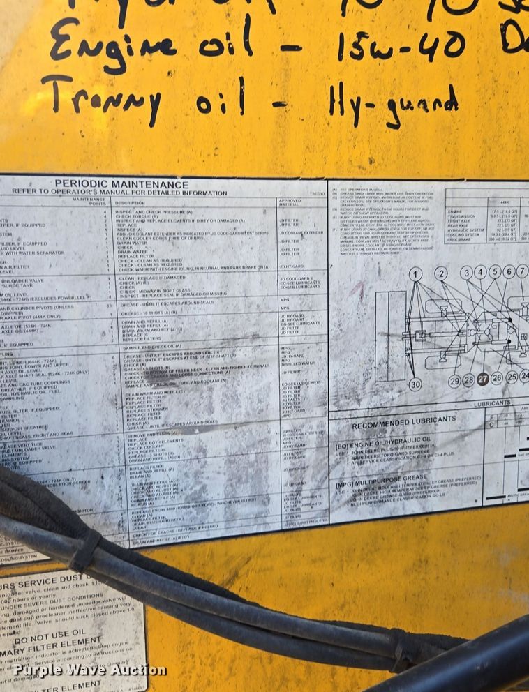 image for item DS4224 2009 John Deere  544K wheel loader