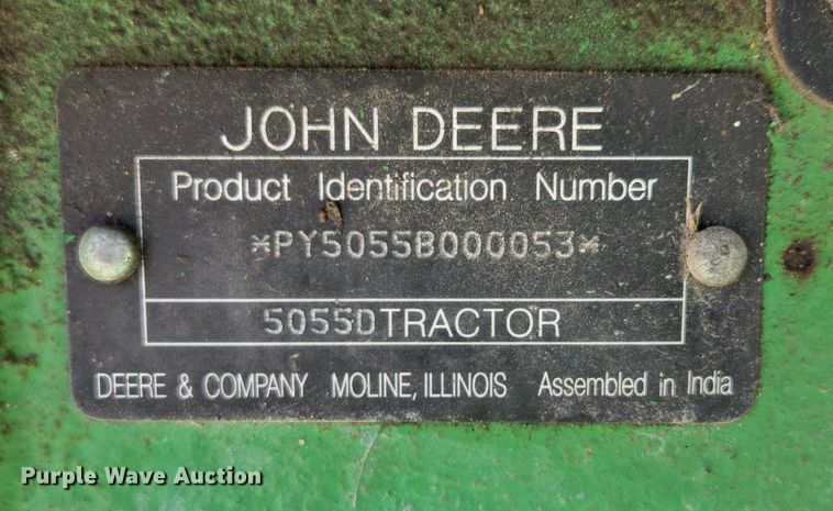 image for item DS4226 2009 John Deere 5055D tractor
