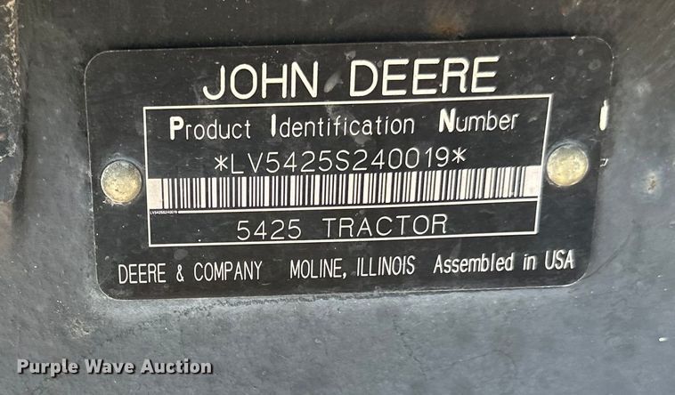 image for item DS4234 2006 John Deere  5425 tractor