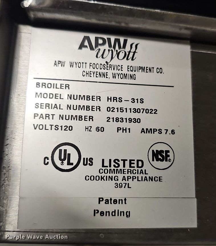 image for item DS4723 Restaurant equipment