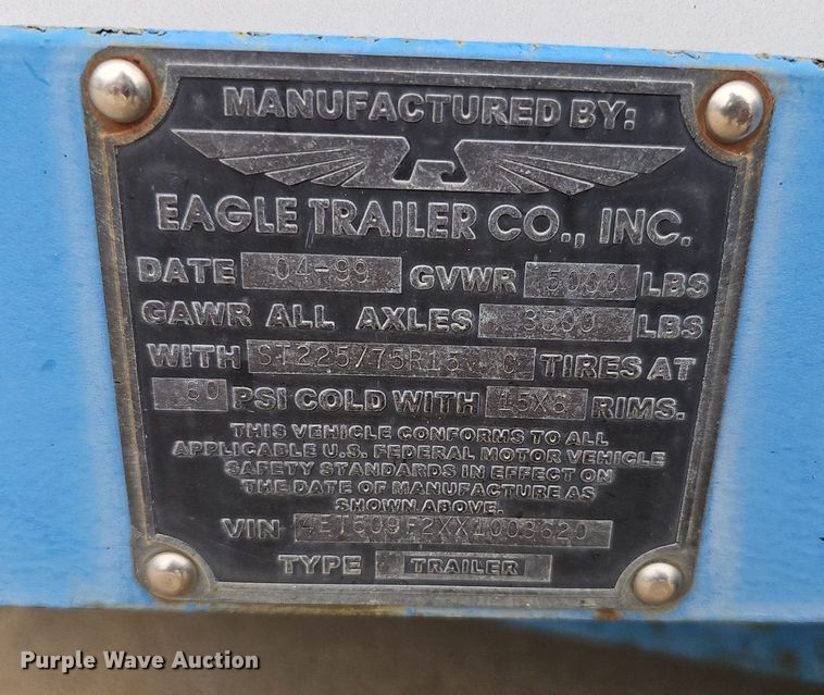 image for item DS4724 1999 Eagle Trailer Co. Inc refrigerated trailer