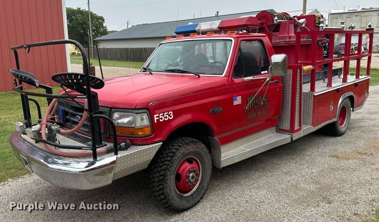image for item DX3548 1996 Ford F350 brush fire truck