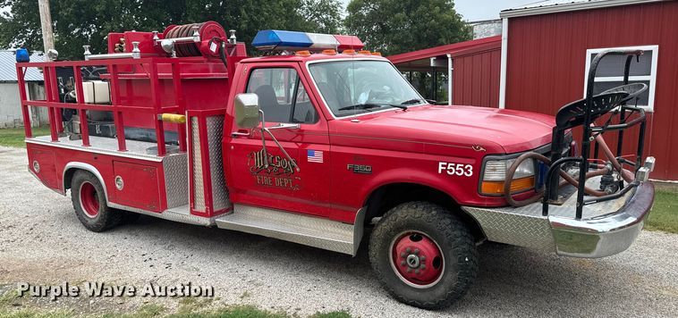 image for item DX3548 1996 Ford F350 brush fire truck