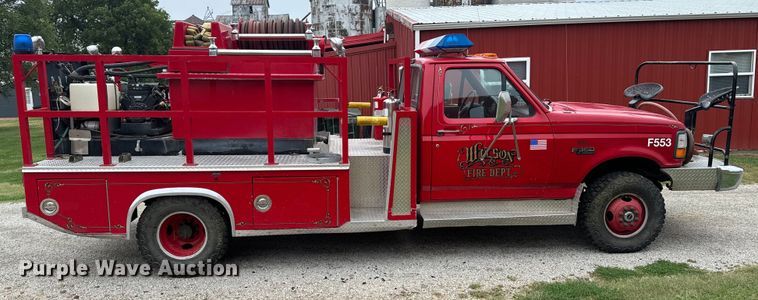 image for item DX3548 1996 Ford F350 brush fire truck