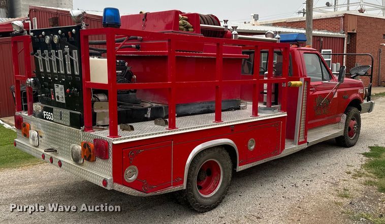 image for item DX3548 1996 Ford F350 brush fire truck