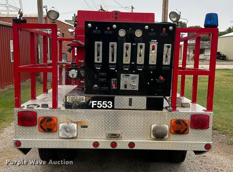 image for item DX3548 1996 Ford F350 brush fire truck