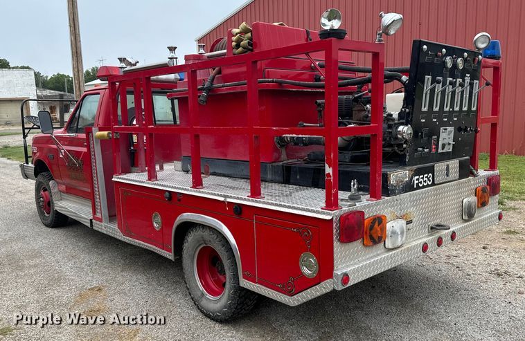 image for item DX3548 1996 Ford F350 brush fire truck