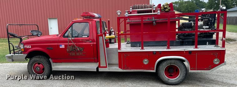 image for item DX3548 1996 Ford F350 brush fire truck