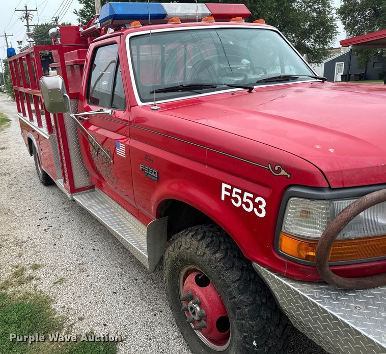 image for item DX3548 1996 Ford F350 brush fire truck