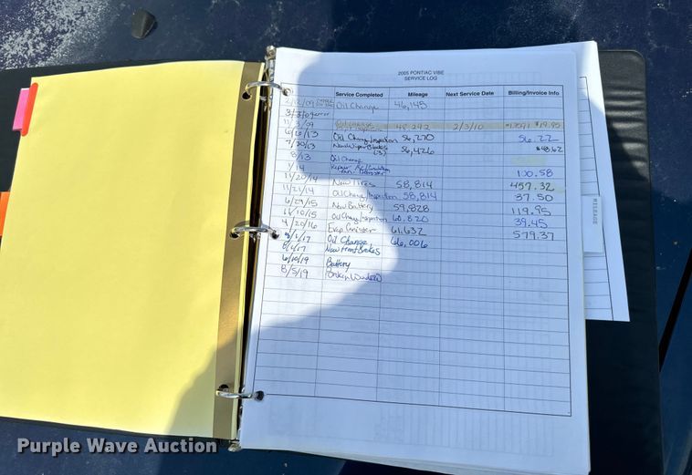 image for item EH4388 2005 Pontiac Vibe 