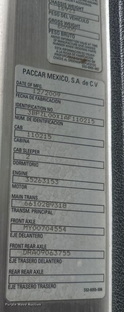 image for item EH4406 2010 Peterbilt 320 refuse truck