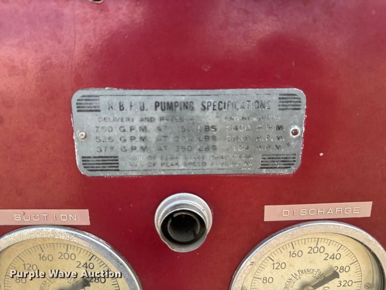 image for item EJ0321 1952 American-LaFrance  pumper fire truck