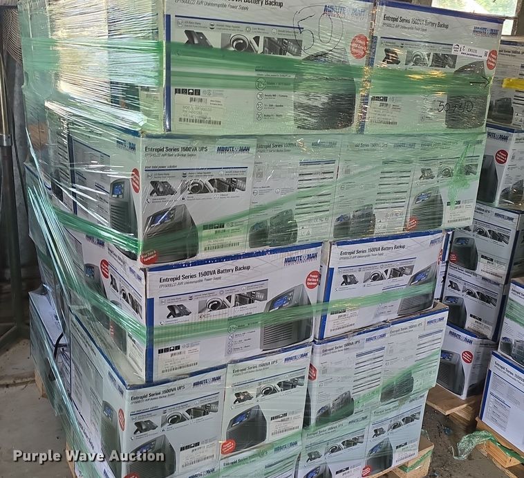 image for item EK6330 (90) Minuteman Entrepid 1500va battery backups