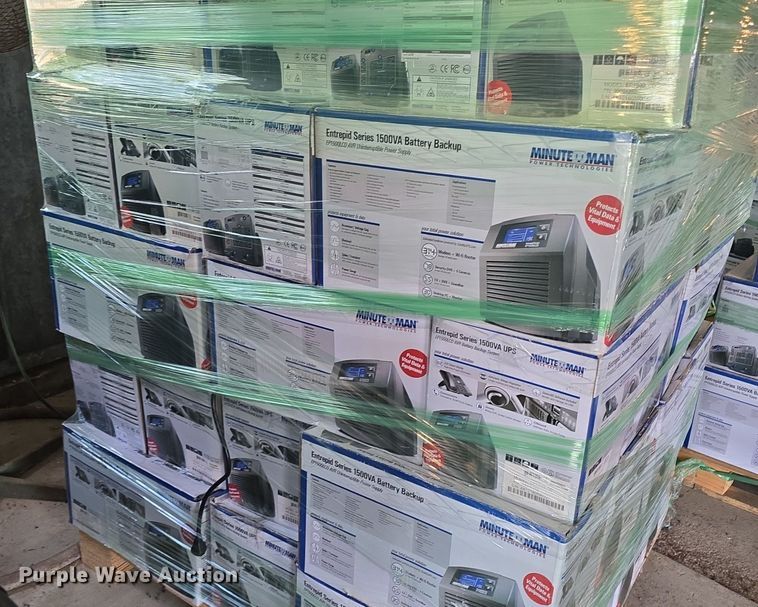 image for item EK6330 (90) Minuteman Entrepid 1500va battery backups