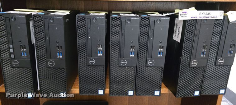 image for item EK6335 (7) Dell Optiplex 3050 towers