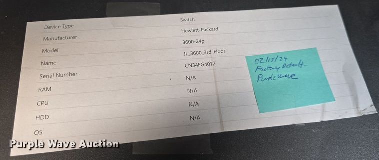 image for item EK6337 (4) HP switches