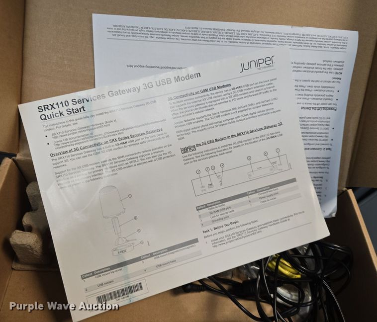 image for item EK6341 (2) Juniper firewall units