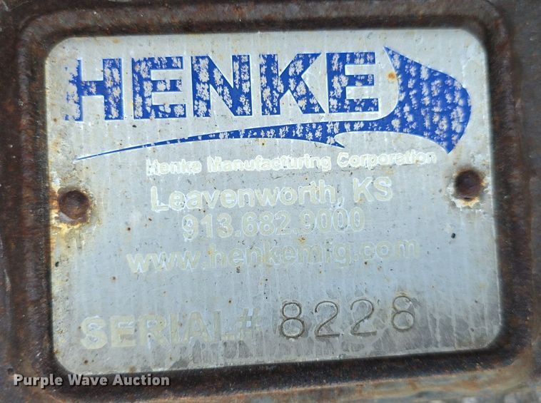 image for item EK6354 Henke snow plow
