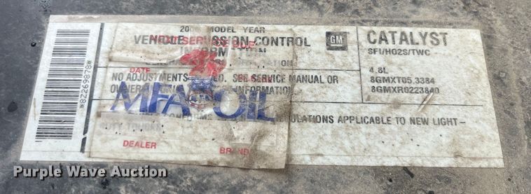 image for item EK8926 2008 Chevrolet Silverado 1500 pickup truck