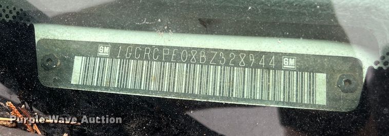 image for item EL8994 2011 Chevrolet Silverado 1500 Ext. Cab pickup truck