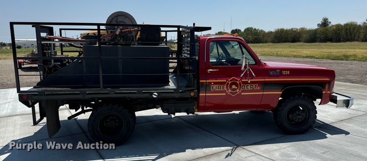 image for item LF9891 1978 Chevrolet Custom Deluxe 30 brush fire truck