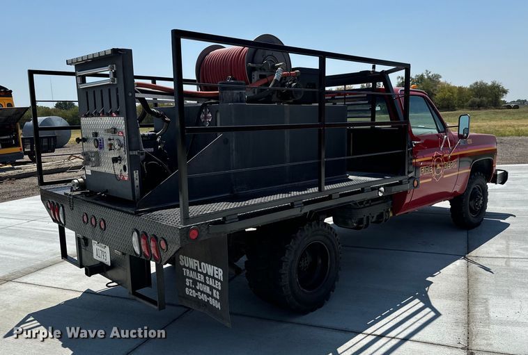 image for item LF9891 1978 Chevrolet Custom Deluxe 30 brush fire truck