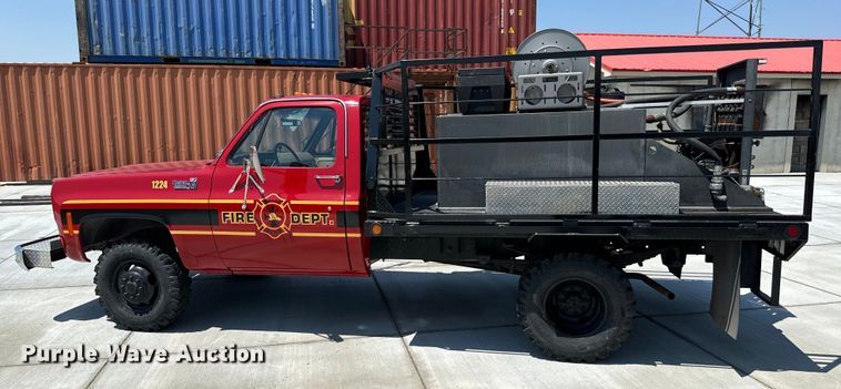 image for item LF9891 1978 Chevrolet Custom Deluxe 30 brush fire truck