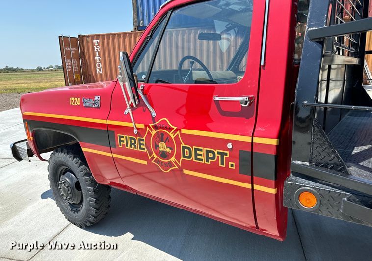 image for item LF9891 1978 Chevrolet Custom Deluxe 30 brush fire truck