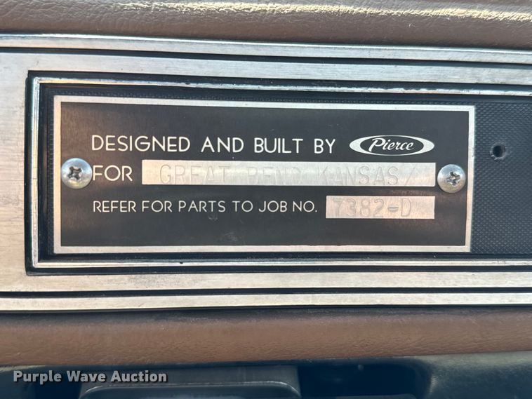 image for item LF9891 1978 Chevrolet Custom Deluxe 30 brush fire truck