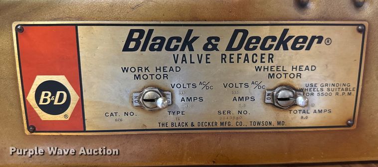 image for item LF9972 Black & Decker TG valve refacer